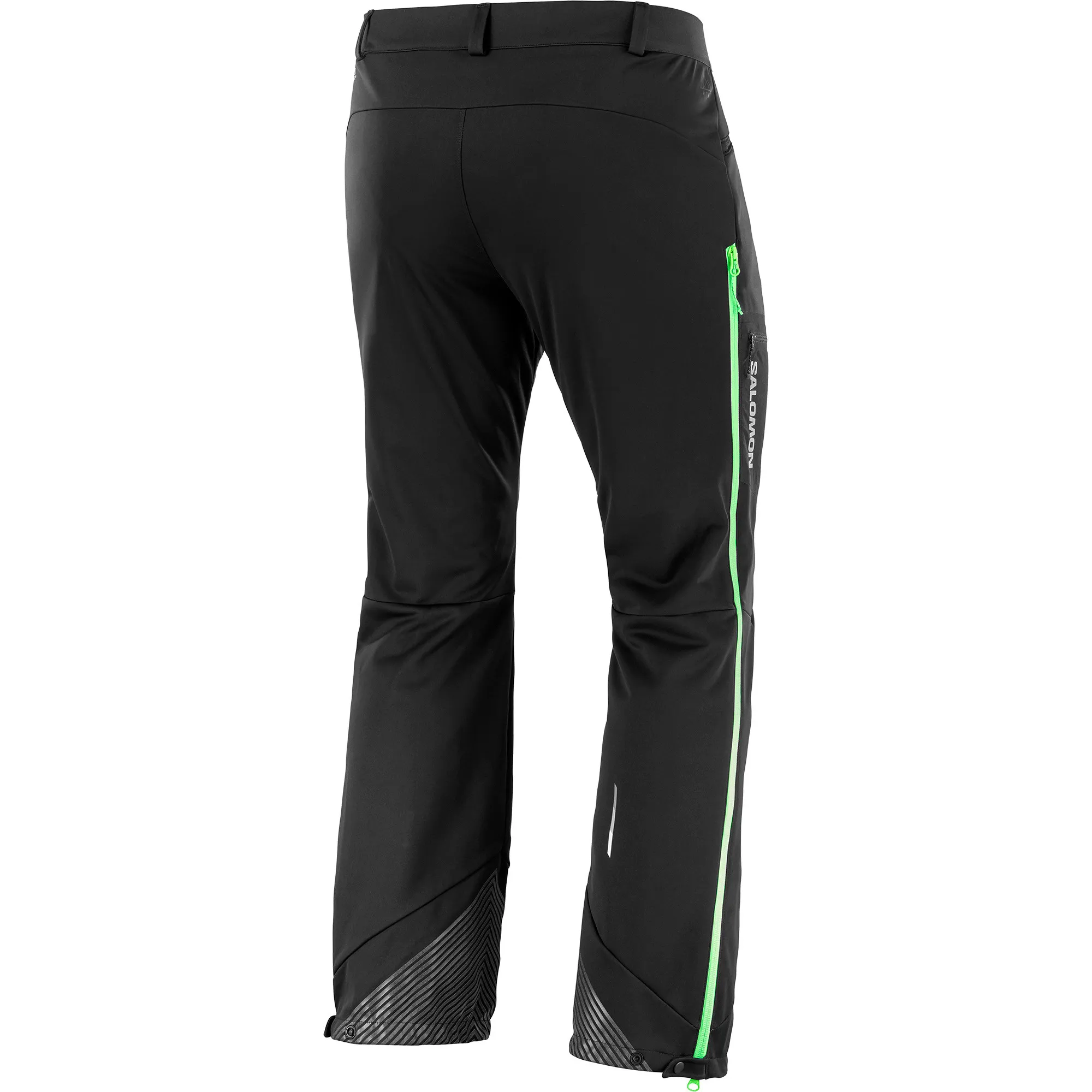 Salomon Men's MTN GORE-TEX Softshell Pant Deep Black/Green Gecko | Buy Salomon Men's MTN GORE-TEX Softshell Pant Deep 