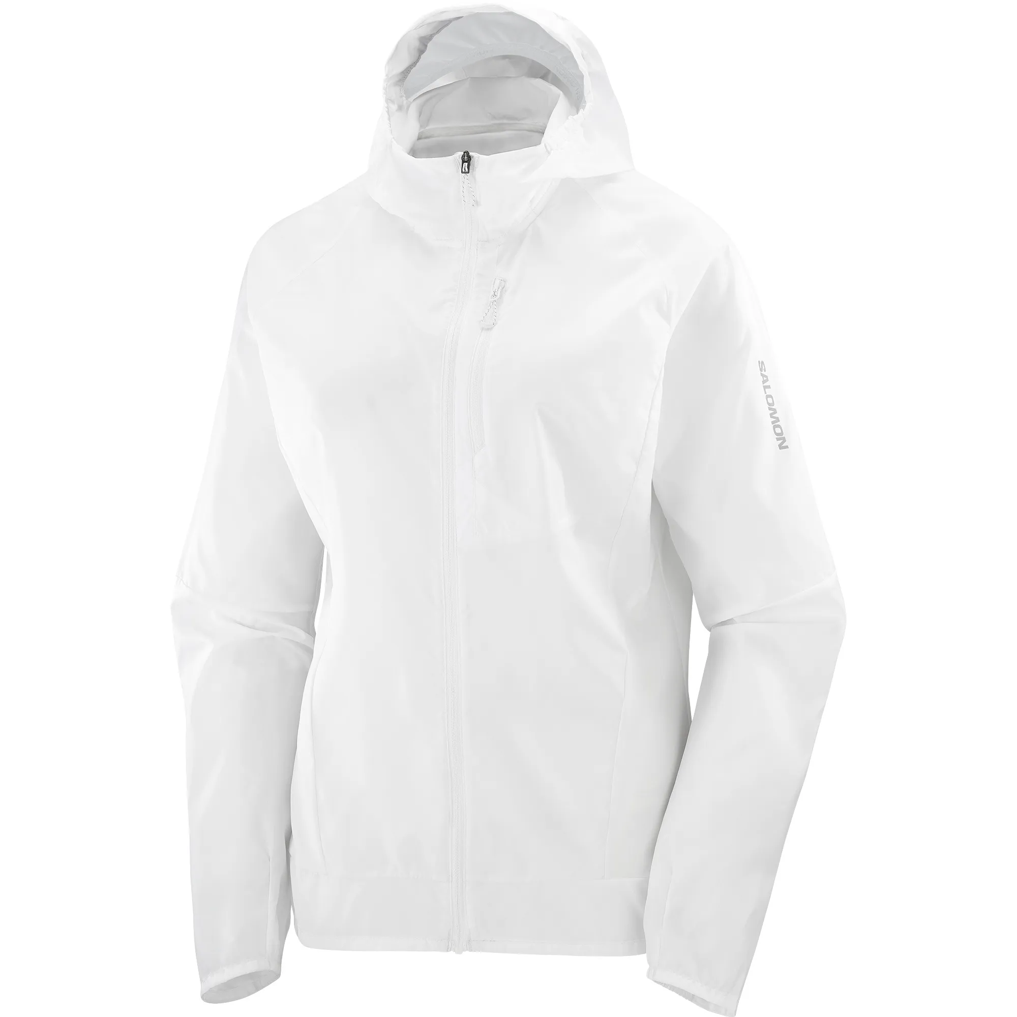 Salomon Women's Bonatti Cross Full Zip Hoodie White | Buy Salomon Women's Bonatti Cross Full Zip Hoodie White here | O