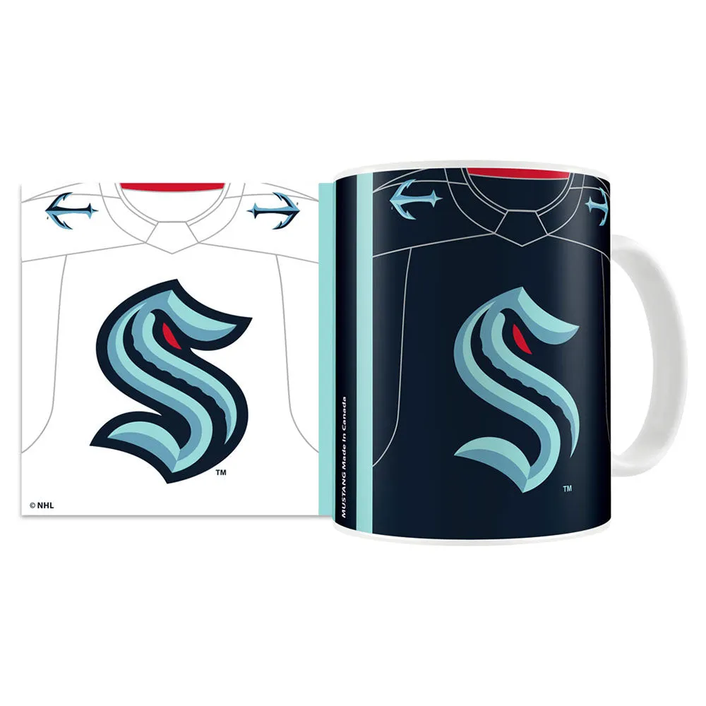 SEATTLE KRAKEN 15OZ SUBLIMATED JERSEY MUG