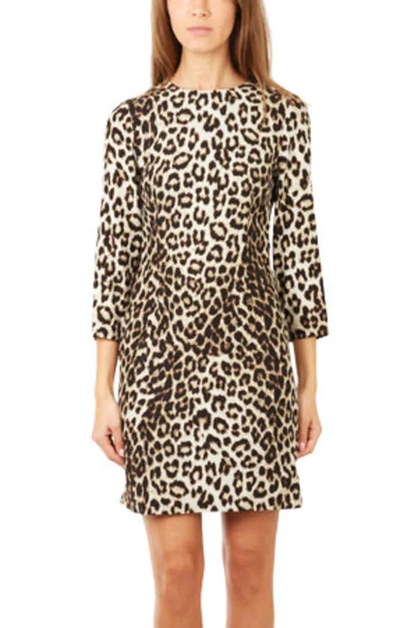 Short Leopard Dress - Print