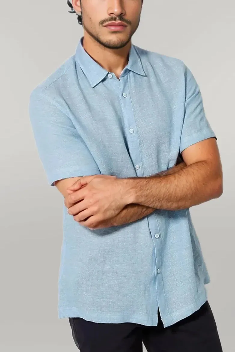 Short Sleeve Linen Shirt