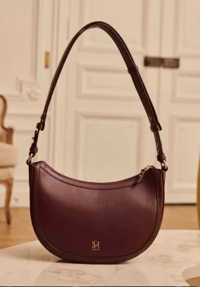 Shoulder Bag Saula Cuir Bordeaux