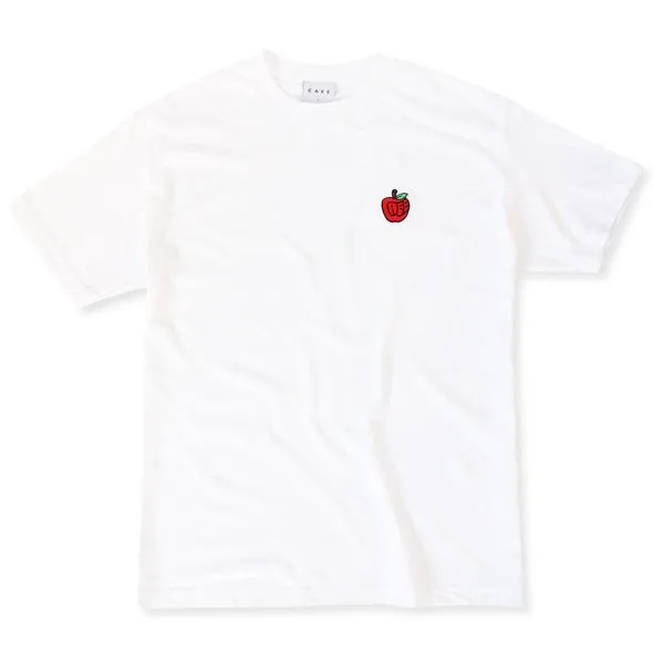 Skateboard Cafe Pink Lady Emb T-Shirt - White