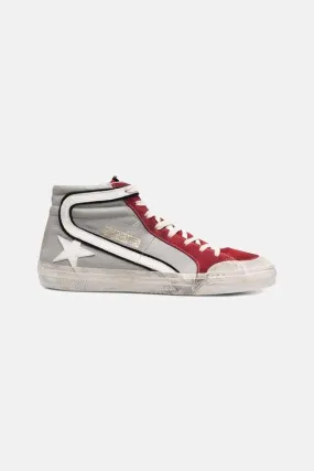 Slide Sneakers - Grey/Dark Red