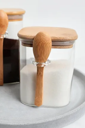 Small Storage Jar With Spoon