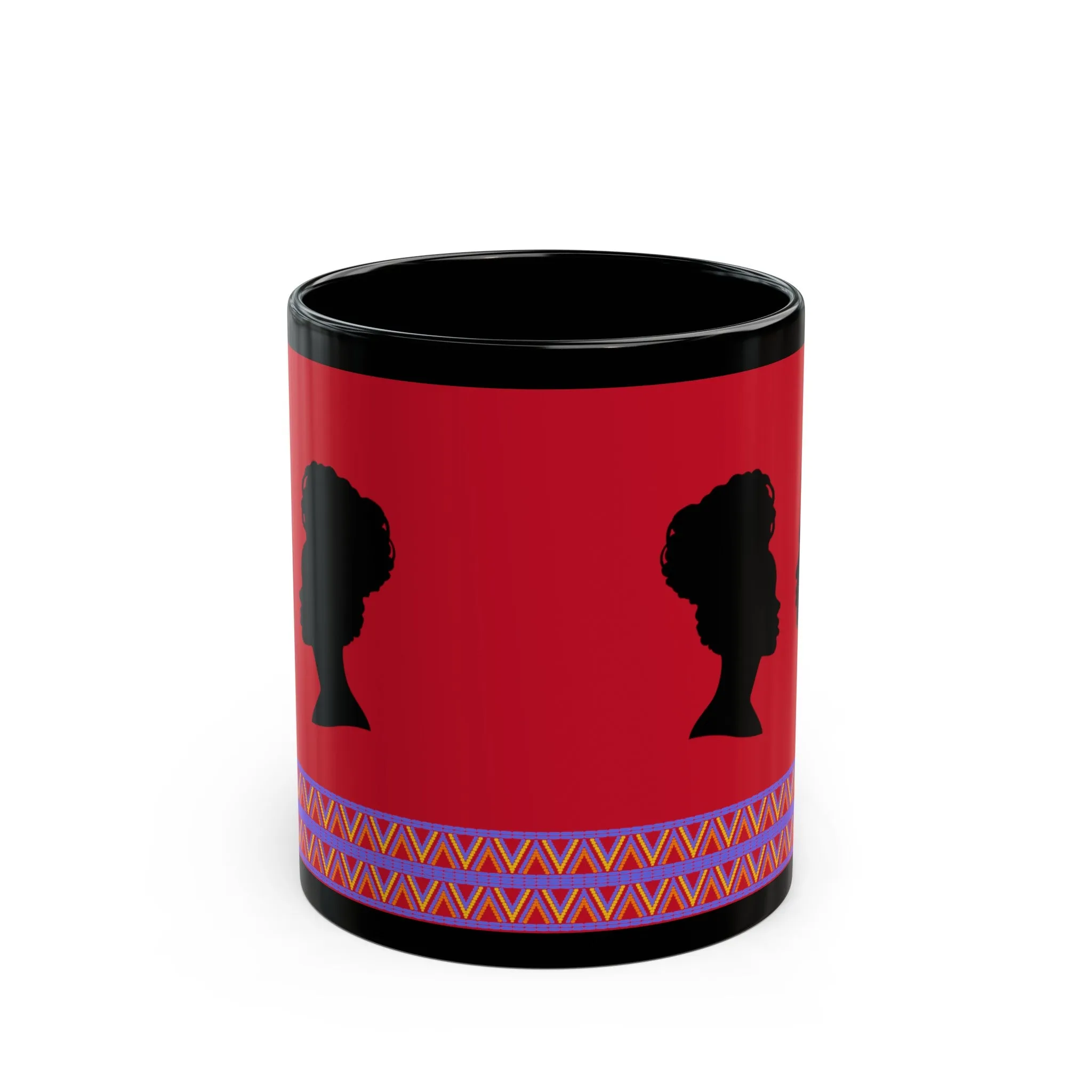 Soulful Silhouette Couples Mug, 11 oz