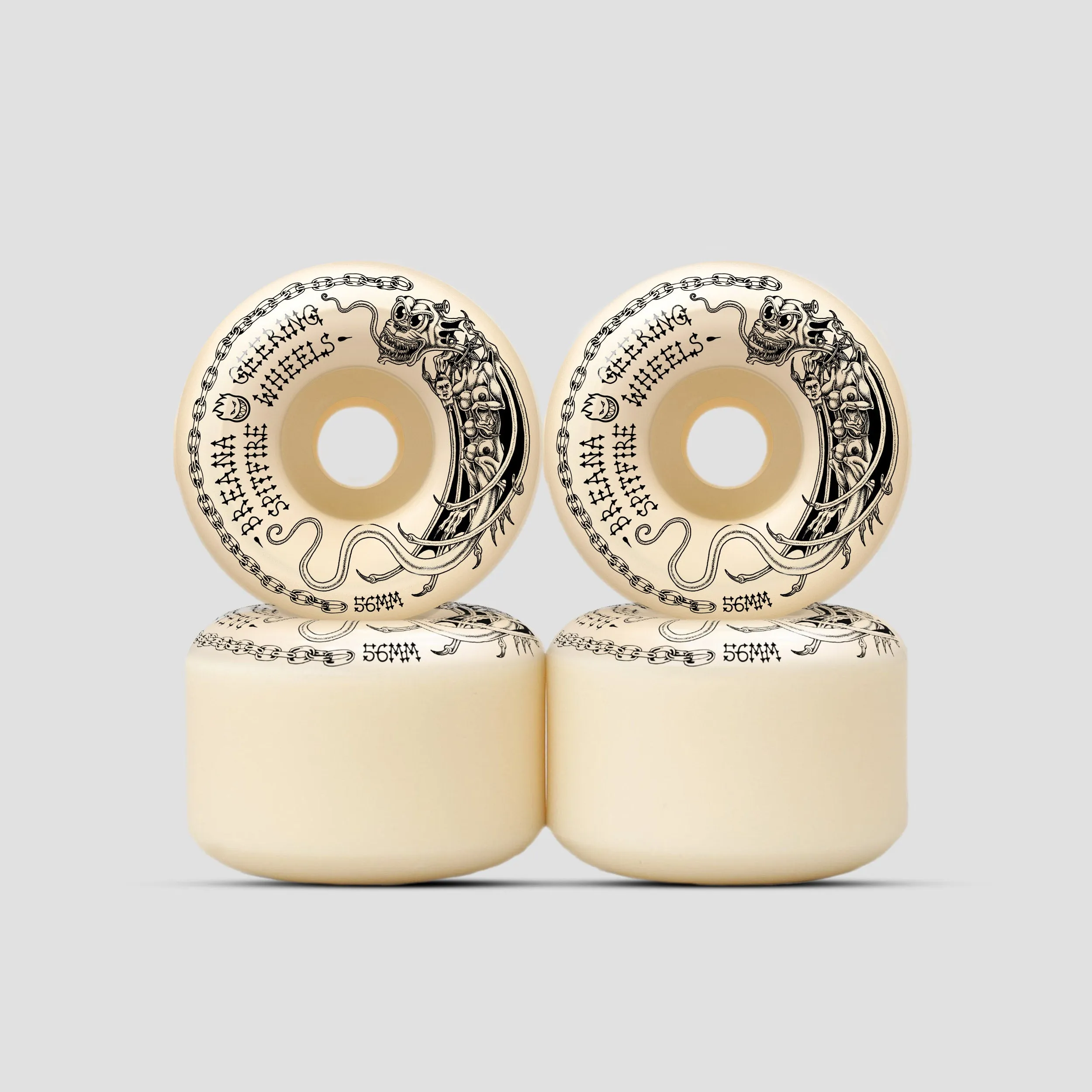 Spitfire 56mm 99DU Formula Four Skateboard Wheels Breana Tormentor Con