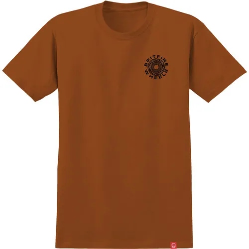 Spitfire Wheels Skateboard Shirt Classic 87 Swirl Burnt Orange