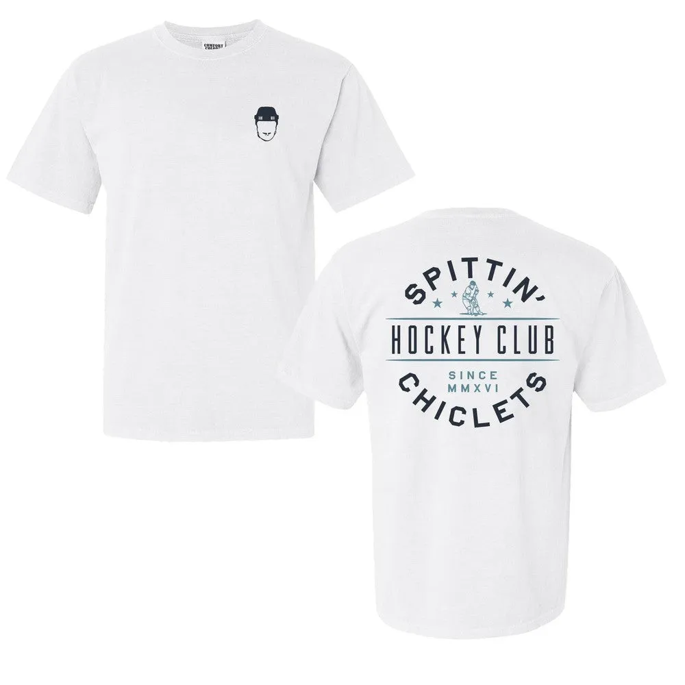 Spittin Chiclets Hockey Helmet Tee