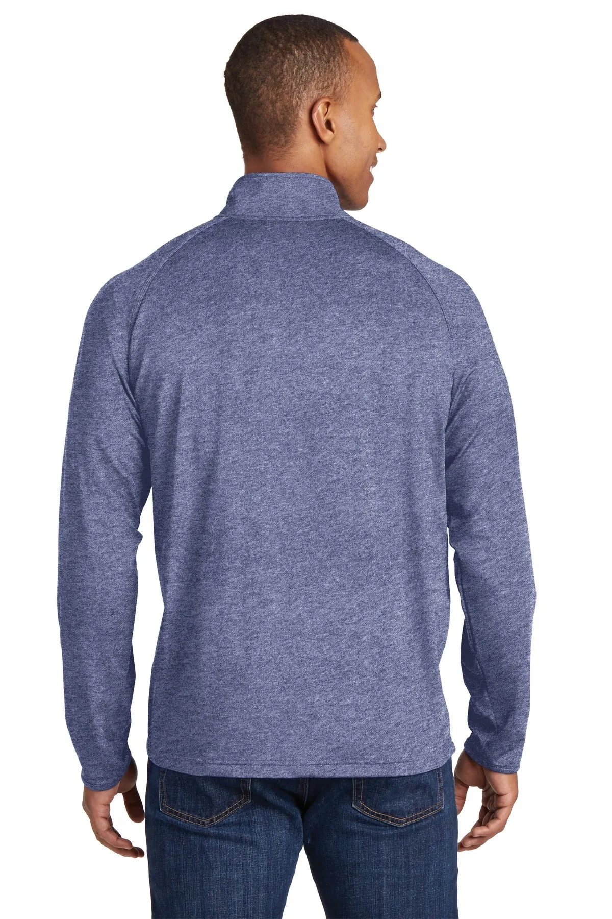 Sport-Tek Men's Tall Sport-Wick Stretch 1/2-Zip Pullover