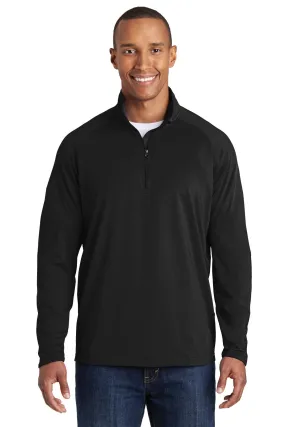 Sport-Tek Men's Tall Sport-Wick Stretch 1/2-Zip Pullover