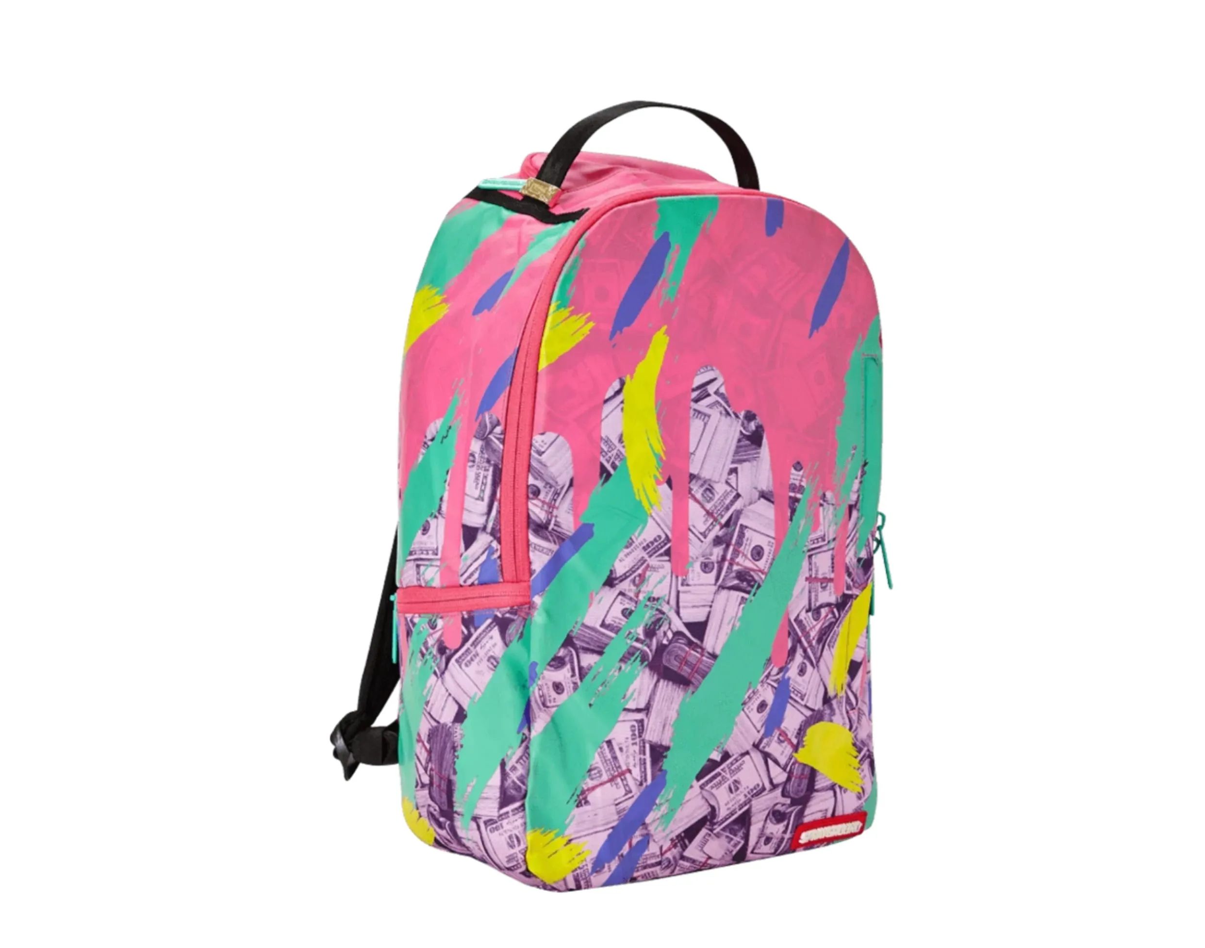 Sprayground Money Pink Camo Drip Backpack