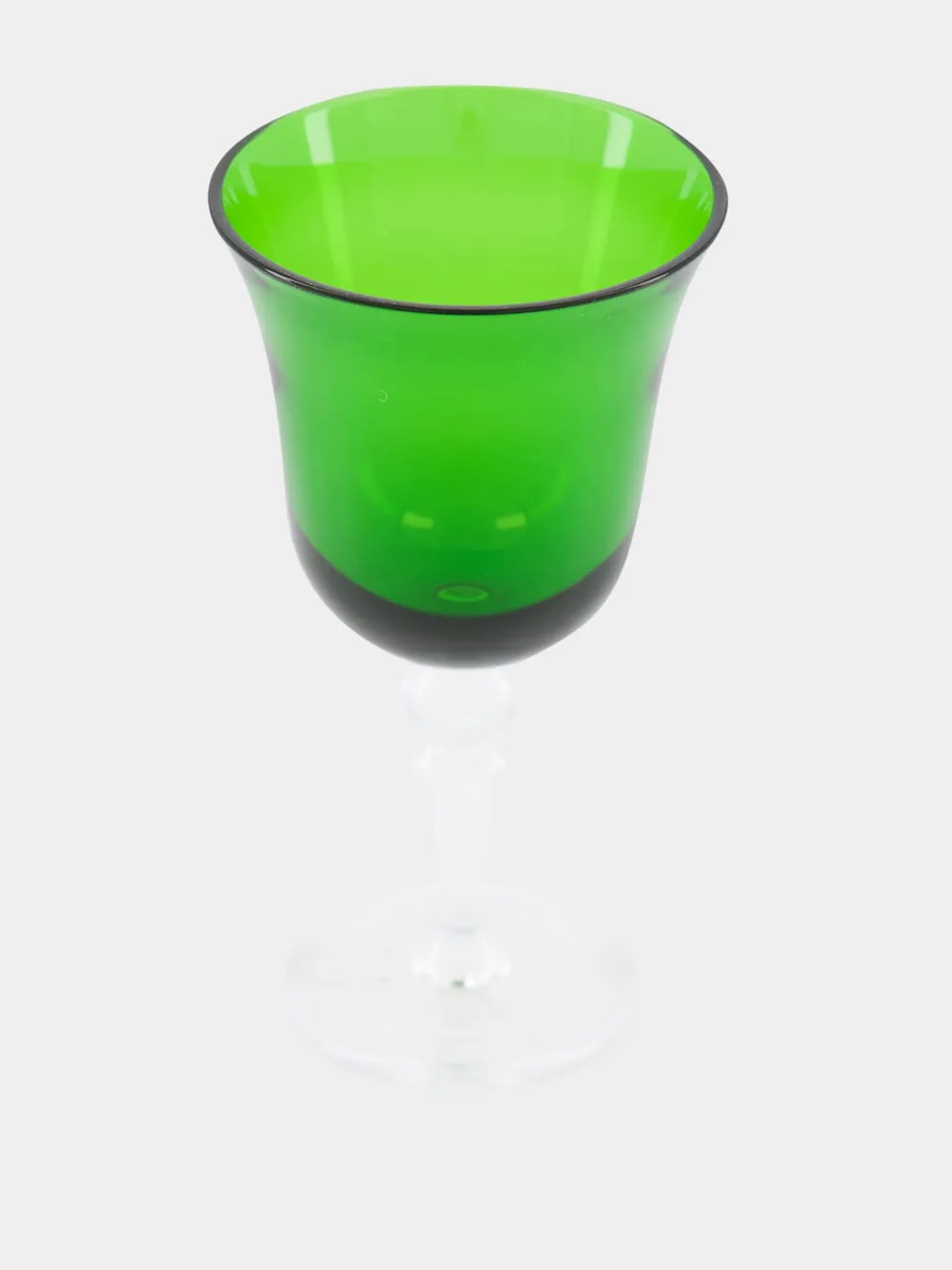 St. Moritz Bicolore Green Wine Glass