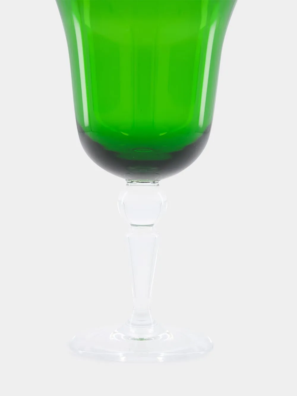 St. Moritz Bicolore Green Wine Glass