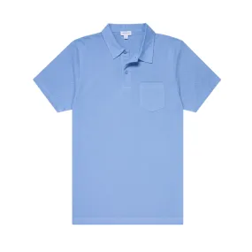 Sunspel   Riviera Polo Shirt Cool Blue