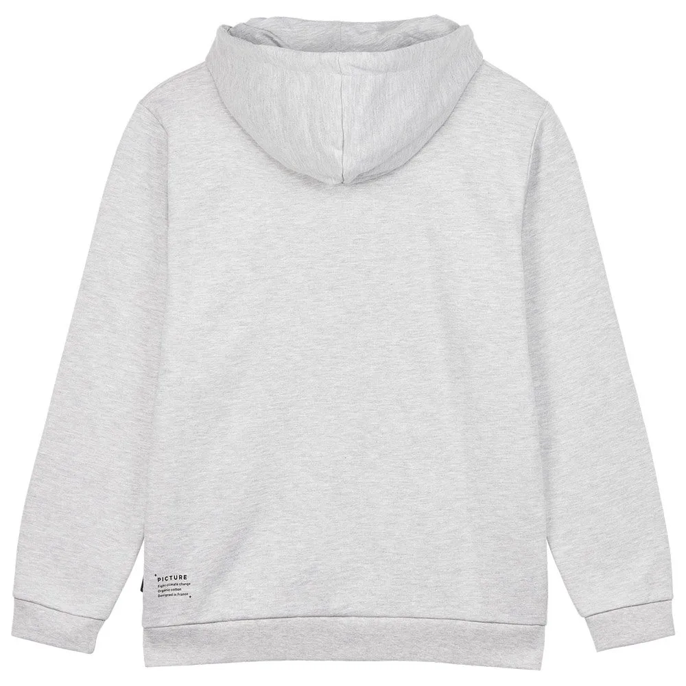 Sweatshirt Picture ---Chewko Zip Hoodie Grey Melange