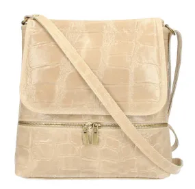 Taupe leather bag vanna