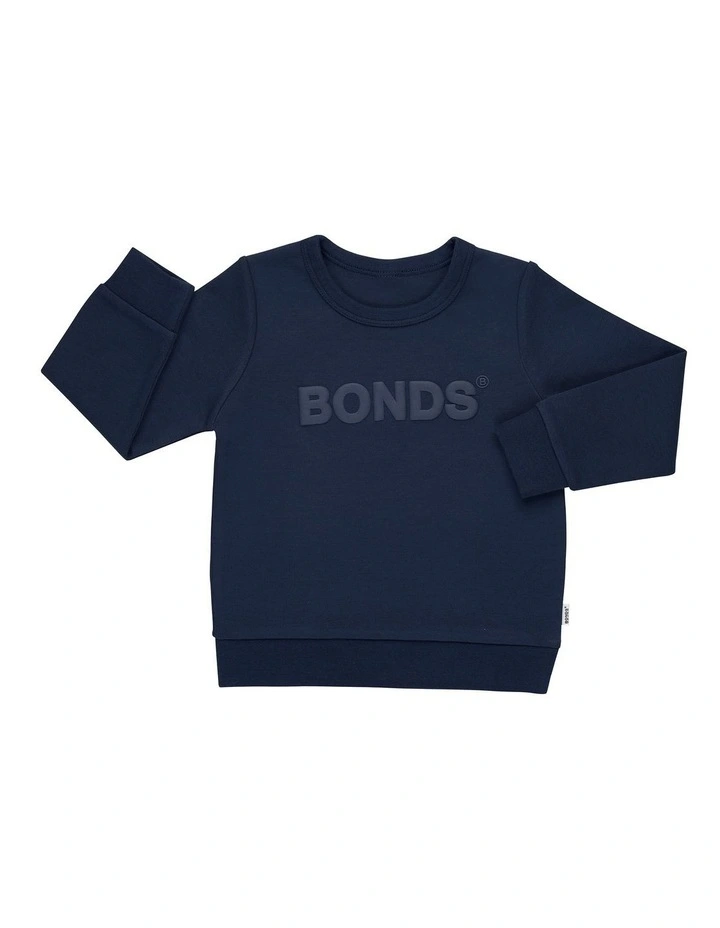 Tech Sweats Pullover (3-7 Years) in Navy