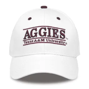 The Game Cap - White Bar Cap - Aggies