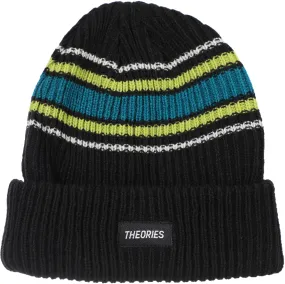 THEORIES SKATEBOARDS BURST STRIPE BEANIE BLACK