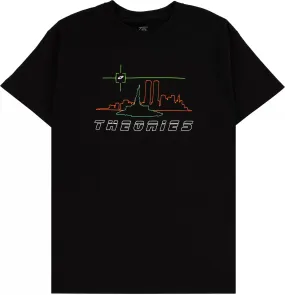 THEORIES SKATEBOARDS CROSSHAIRS TEE BLACK