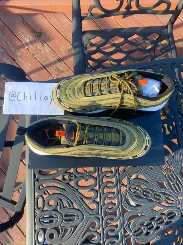 Undefeated x Nike Air Max 97 Militia Green