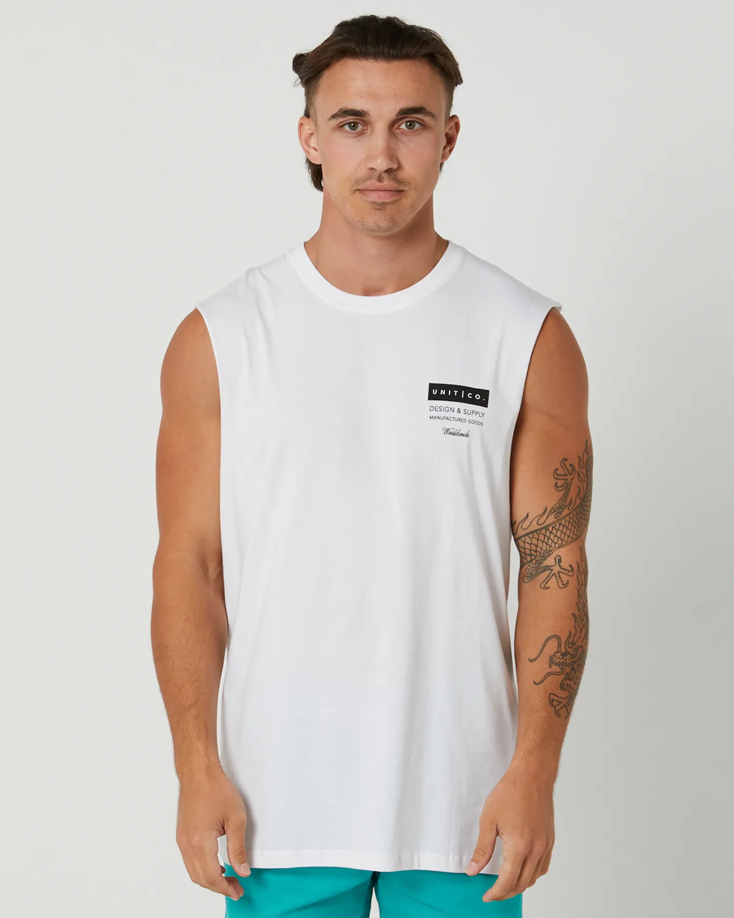 Unit Plate Muscle - White | SurfStitch