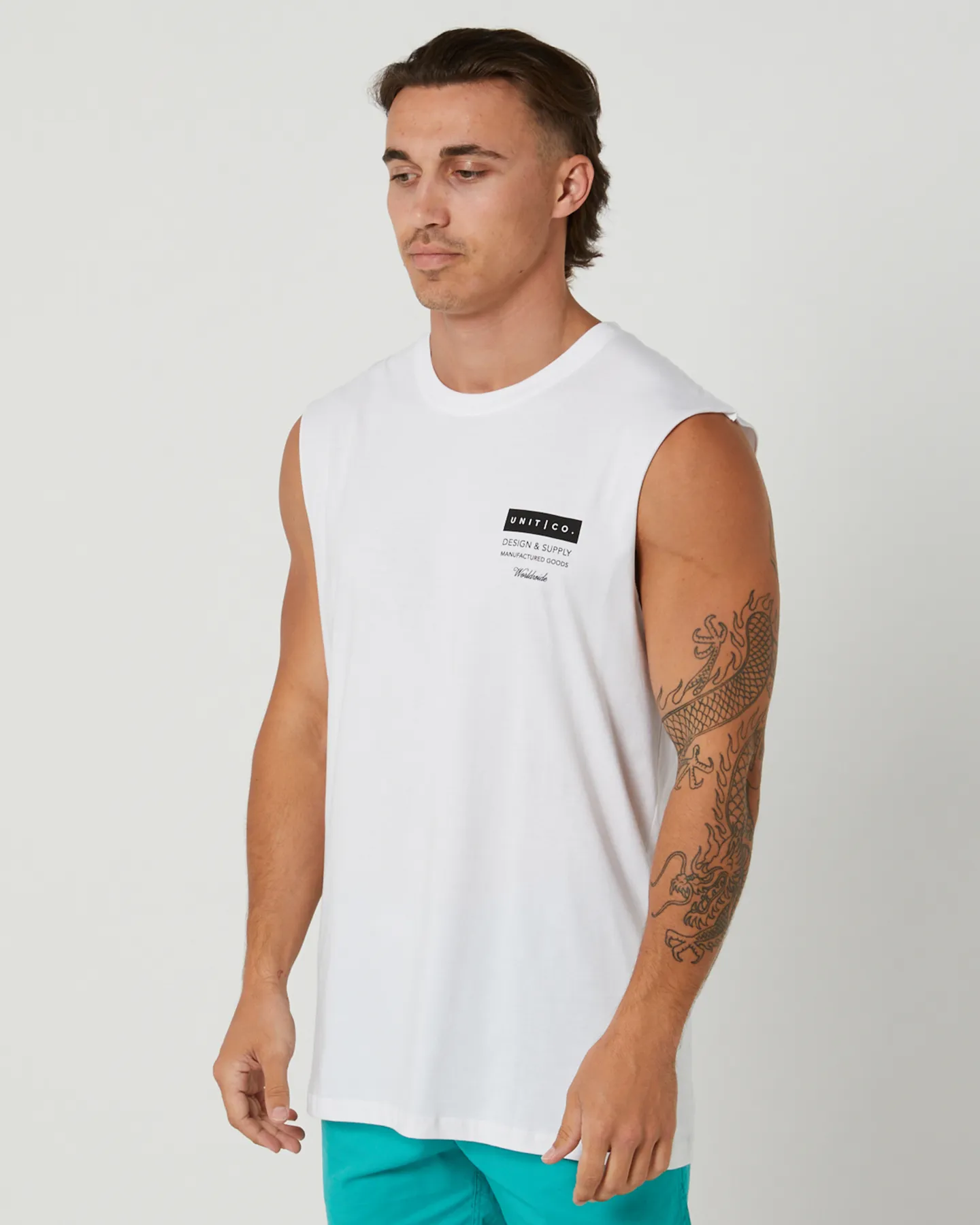 Unit Plate Muscle - White | SurfStitch