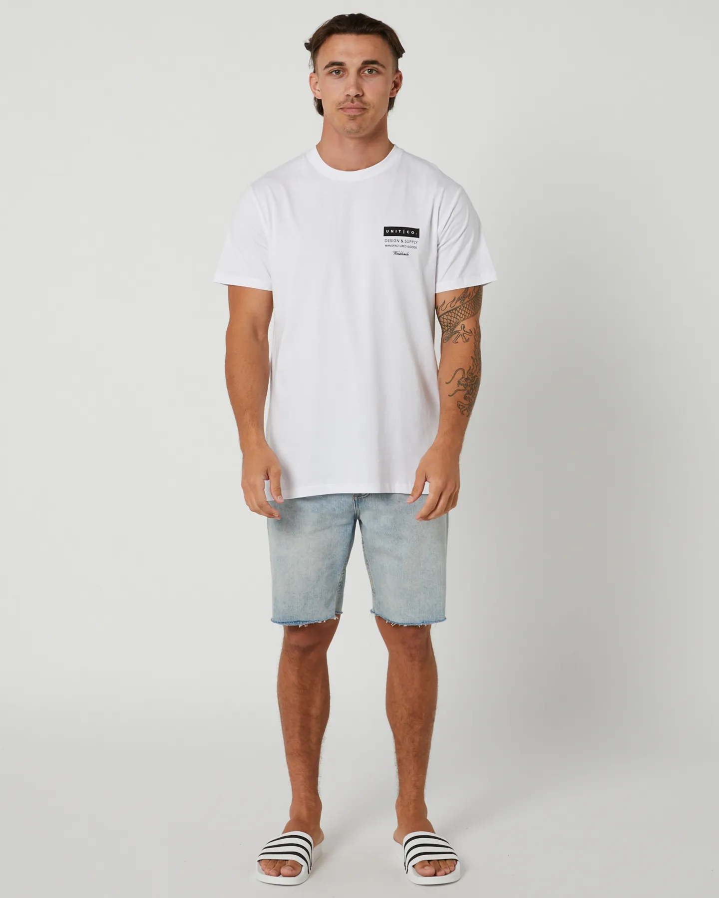 Unit Plate Tee - White | SurfStitch