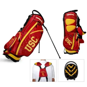 USC Trojans Team Golf Fairway Lightweight 14-Way Top Golf Club Stand Bag