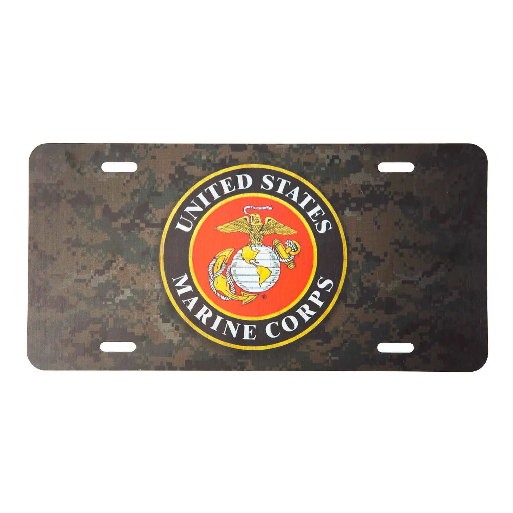 USMC Marpat Camo License Plate