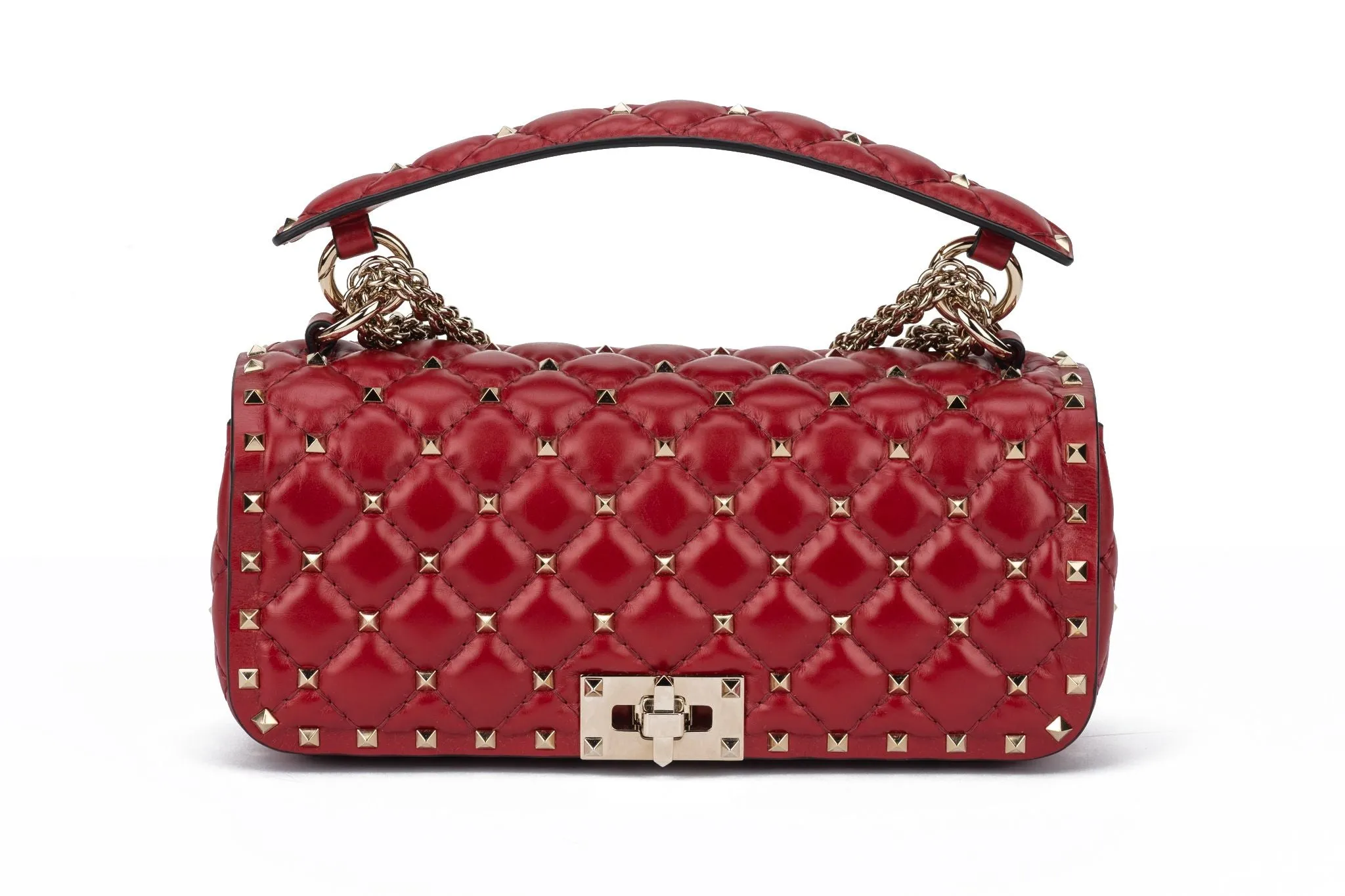 Valentino New Red Rockstud Shoulder Bag