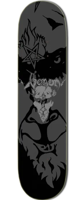 Venom Black Metal Skateboard Deck