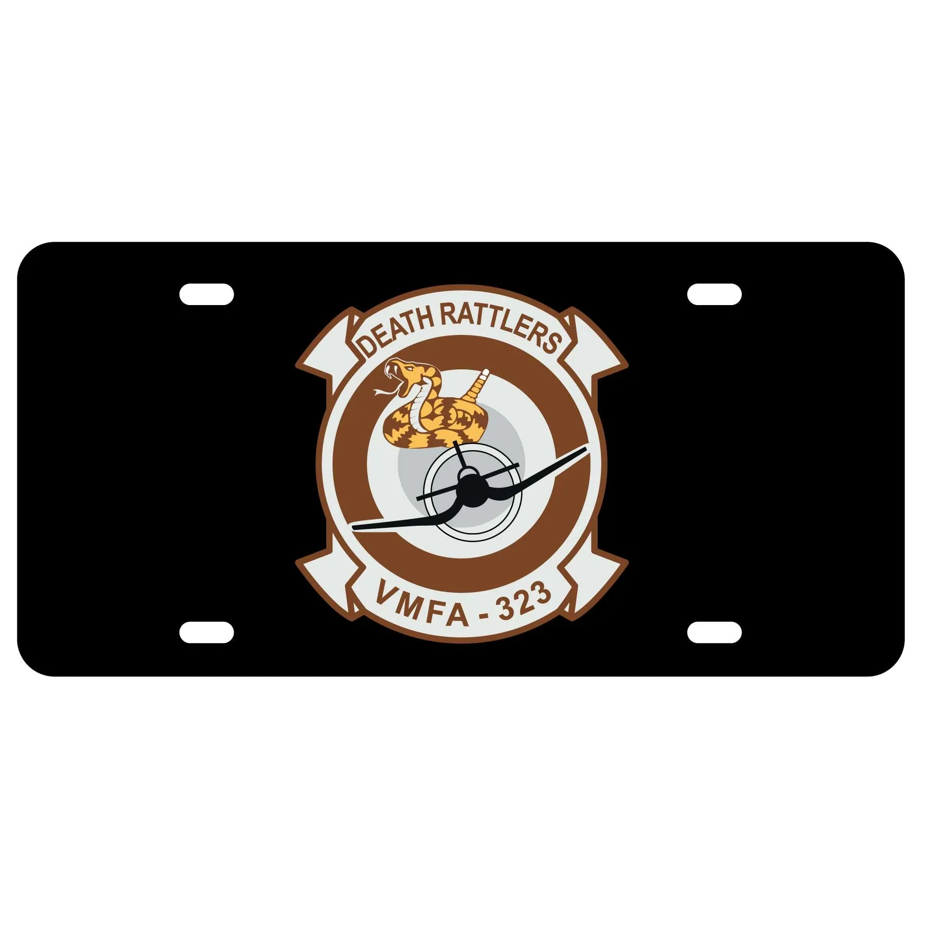 VMFA-323 Death Rattlers License Plate