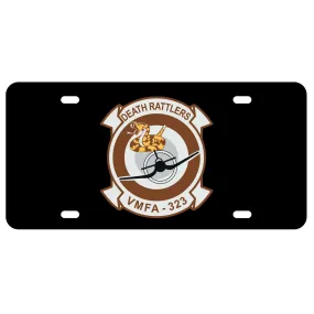 VMFA-323 Death Rattlers License Plate