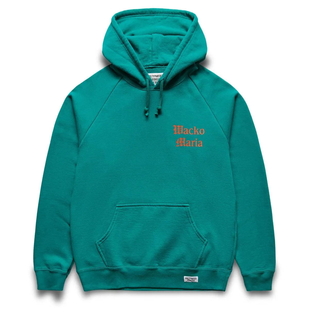 WASHED HEAVYWEIGHT PULLOVER HOODED SWEATSHIRT (TYPE-3) GREEN | Bodega