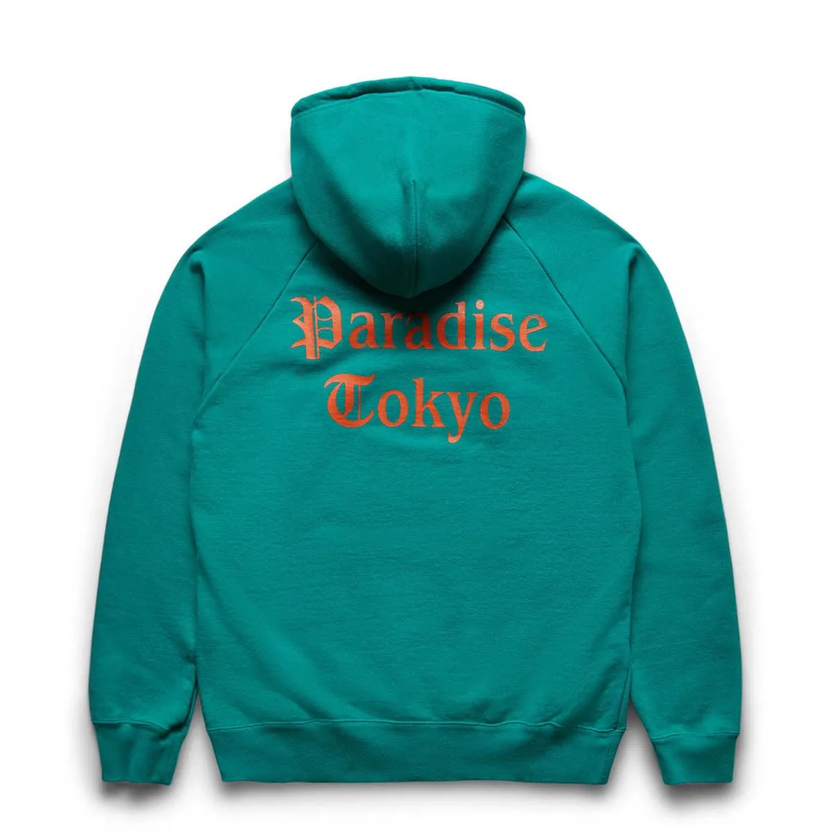 WASHED HEAVYWEIGHT PULLOVER HOODED SWEATSHIRT (TYPE-3) GREEN | Bodega