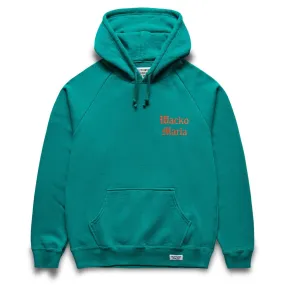 WASHED HEAVYWEIGHT PULLOVER HOODED SWEATSHIRT (TYPE-3) GREEN | Bodega