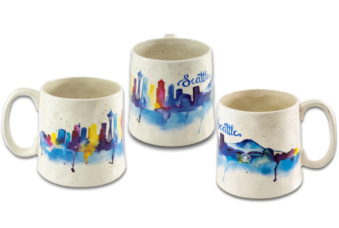 Watercolor Skyline Mug