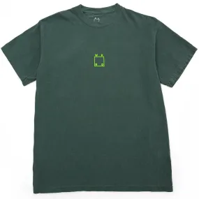 WKND Skateboards Center Logo Pigment Dye S/S Tee Green