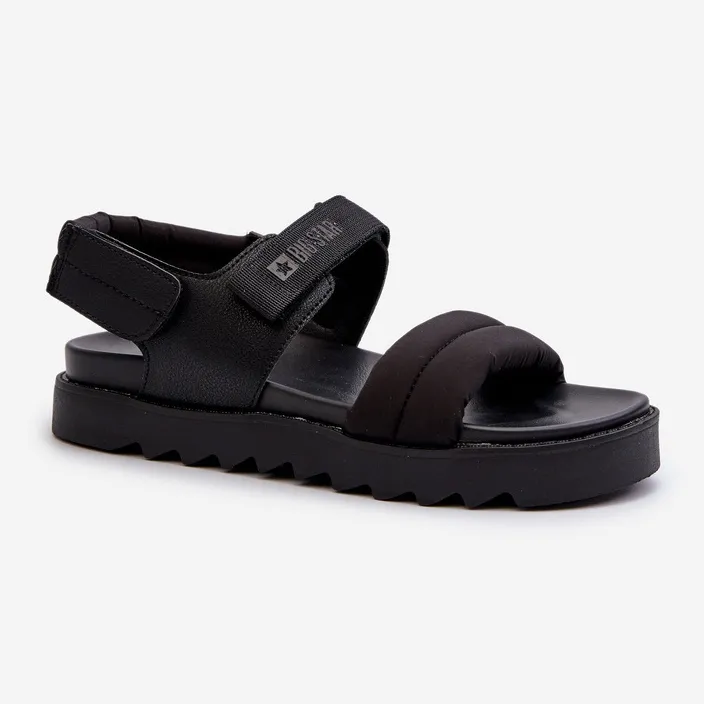 Women's Sandals on the Big Star Platform NN274750 Black