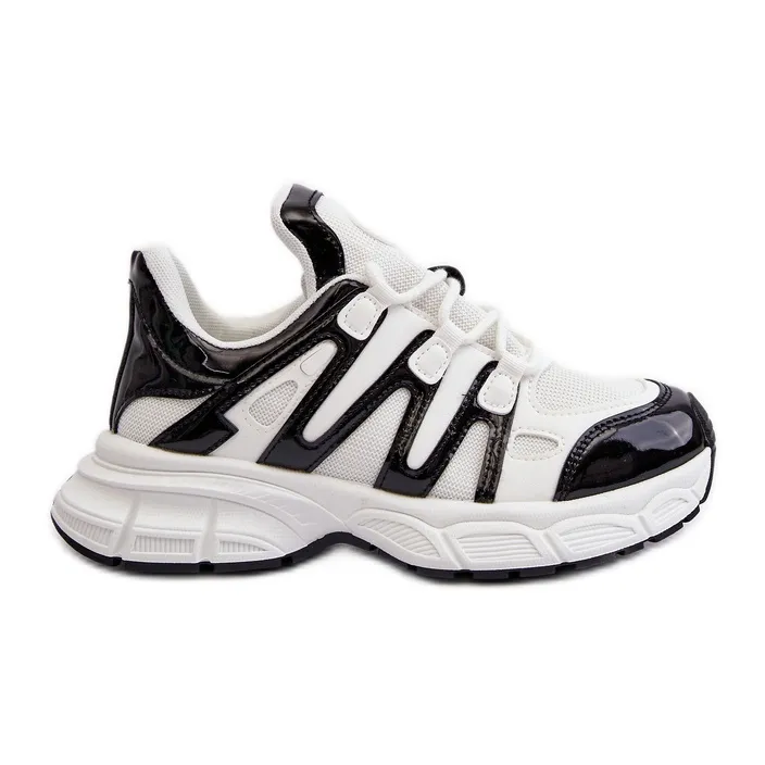 Women's Sneakers White and Black Ahmani