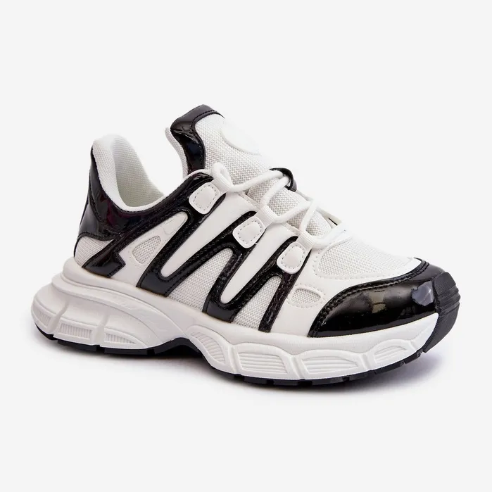 Women's Sneakers White and Black Ahmani