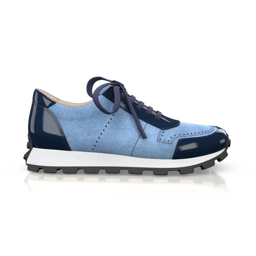 Women's Leather Running Sneakers 56542