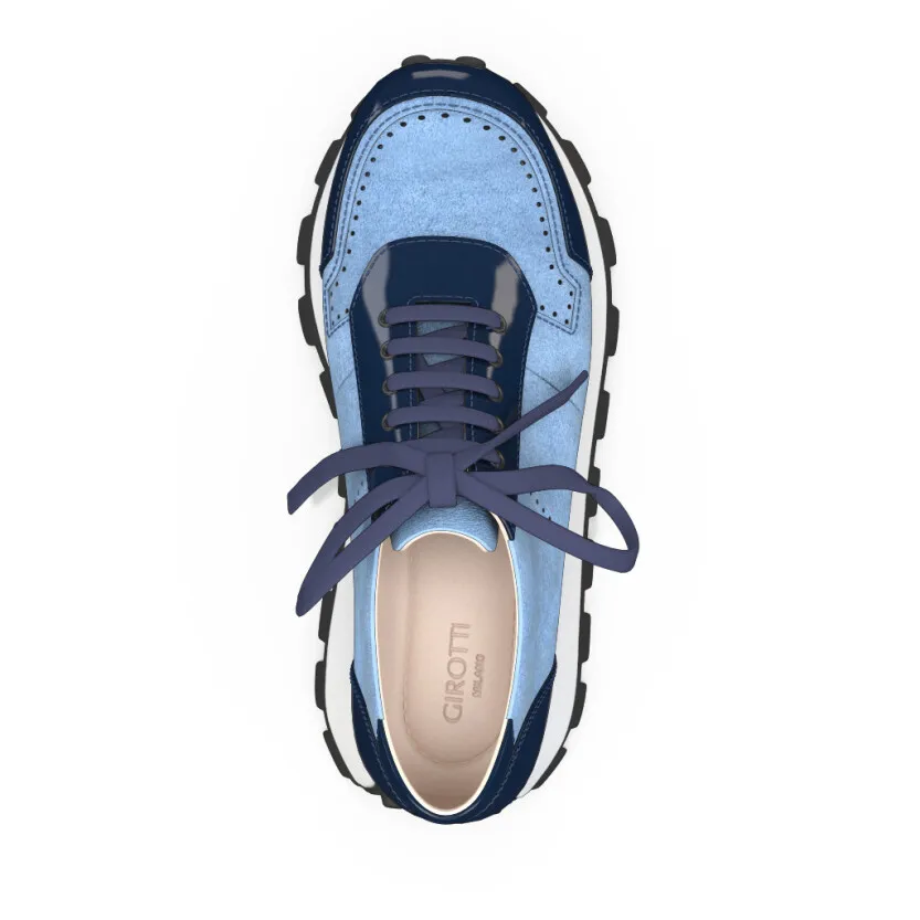 Women's Leather Running Sneakers 56542