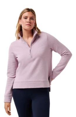 Women's TravisMathew Chance Encounter Long Sleeve Golf 1/4 Zip