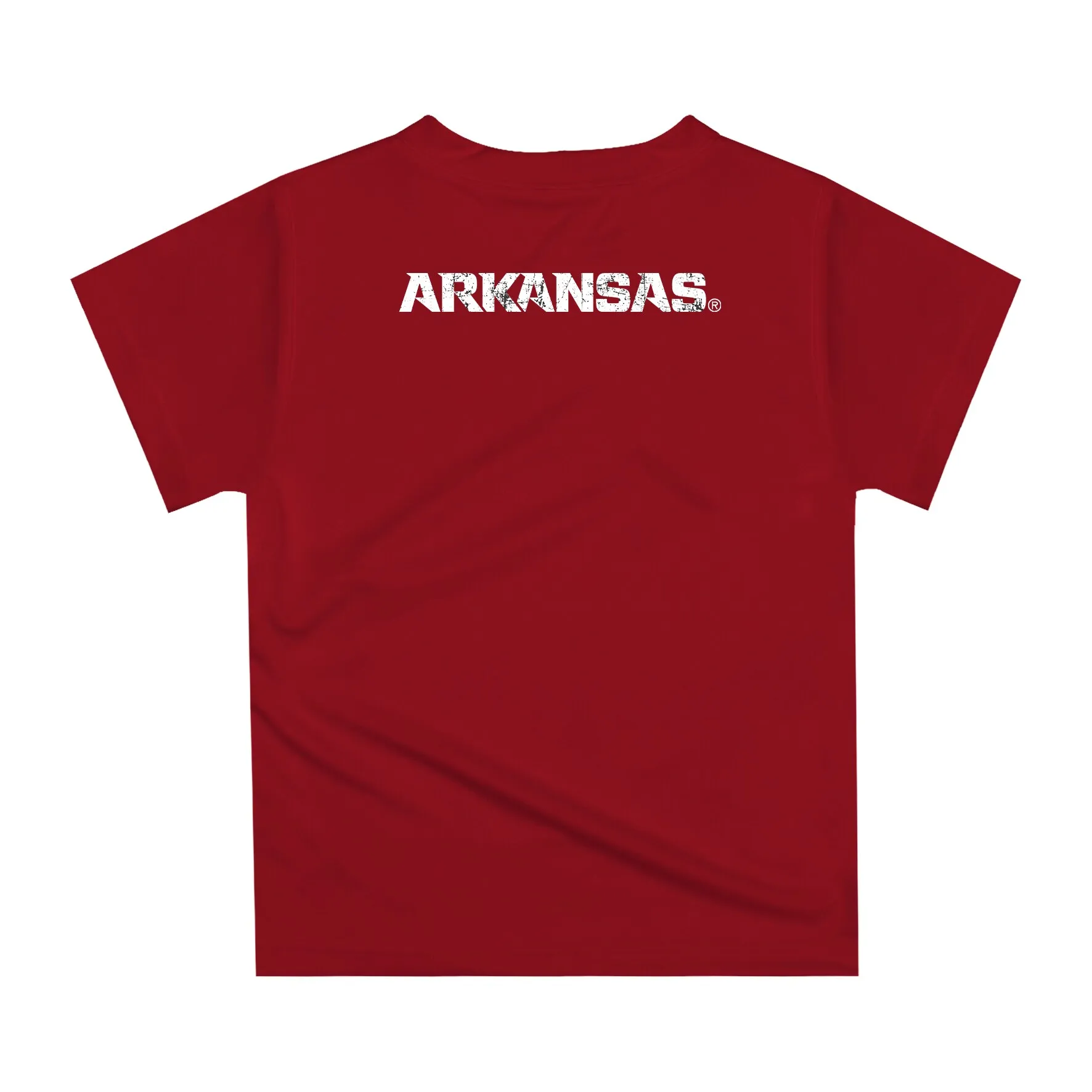 Youth Cardinal Arkansas Razorbacks Dripping Helmet T-Shirt