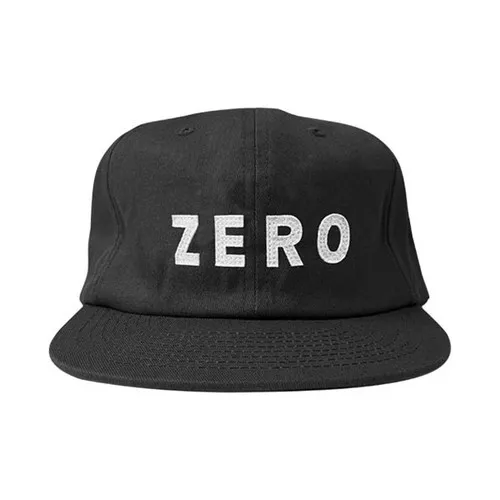 Zero Skateboards Hat Army Applique Snapback Black